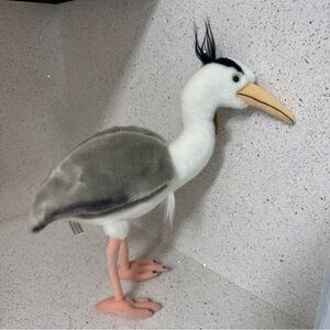 Great Blue Heron Plush Bird stuffed animal 14.5 inch NWT RARE